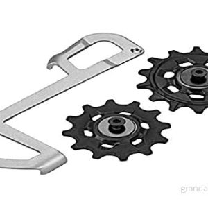 Sram Spare Rearilleur Pulley uye Intern Cage GX Eagle X Sync Service Chikamu, mukuru unisex, dema, saizi imwe chete 710845804632 Sram Spare Rearilleur Pulley uye Intern Cage GX Eagle X Sync Service Chikamu, mukuru unisex, dema, saizi imwe chete 710845804632