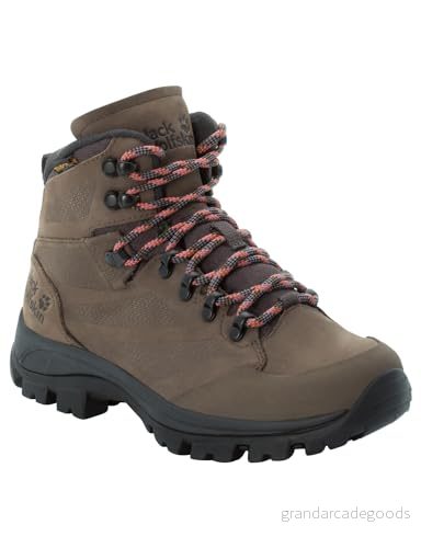 Jack Wolfskin Rebellion Texapore Mid W promenadsko för kvinnor, Brun fantom, 39.5 EU 4064993190953