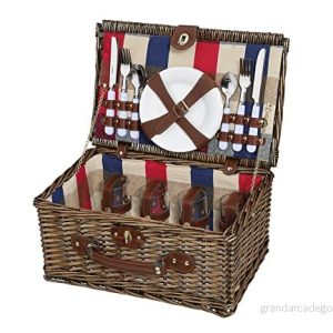 Cilio LENNO picknickkorg, vide, brun, en storlek 4017166156720 Cilio LENNO picknickkorg, vide, brun, en storlek 4017166156720