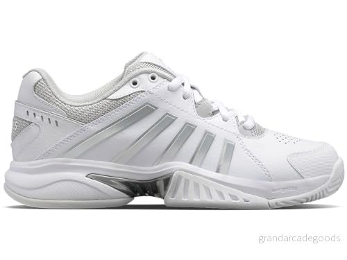 K SWISS Receiver V All court tennisskor, Storlek: 42, White/vapor blue/silver Skinn och textil 192935763607