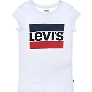 Levi’s Kids sportkläder logo tee flickor, Vit, 10 år 3665115019131 Levi’s Kids sportkläder logo tee flickor, Vit, 10 år 3665115019131