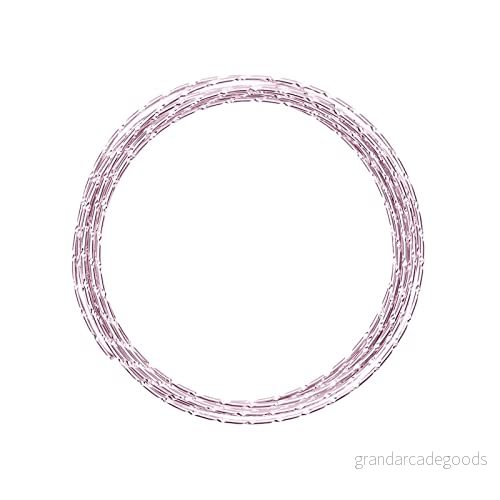 Vaessen Creative aluminiumtråd, rosa, m, pysseltråd, dekorativ tråd, blomtråd, aluminiumtråd diamantsmycke 2 mm x 5 meter Flexibel smyckestråd ros, 500 0,2 cm 8716052174263