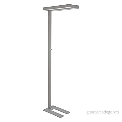 LED golvlampa MAULjaval, silver, stativ 4002390075060