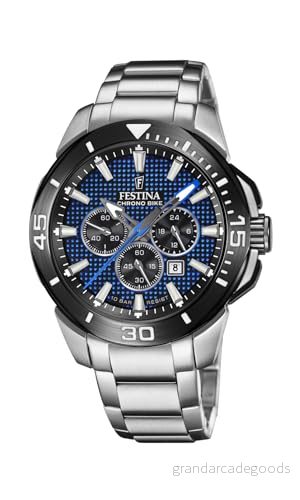 Festina Kronografklockor, Storlek: One Size, Bleu 8430622795305