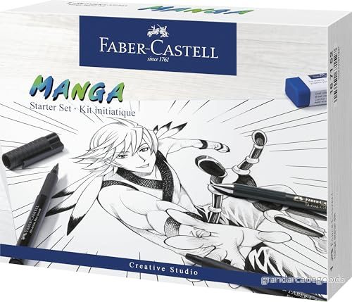 Faber-Castell 167152 BläckPenna Pitt Artist Pen Manga Avancerat Set 8 delar 4005401671527