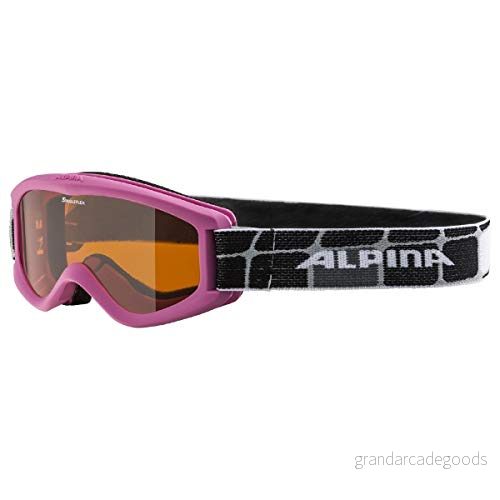 ALPINA CARVY 2.0 dimfria, extremt robusta och okrossbara skidglasögon med 100% UV skydd för barn, matt, en storlek 4003692167361