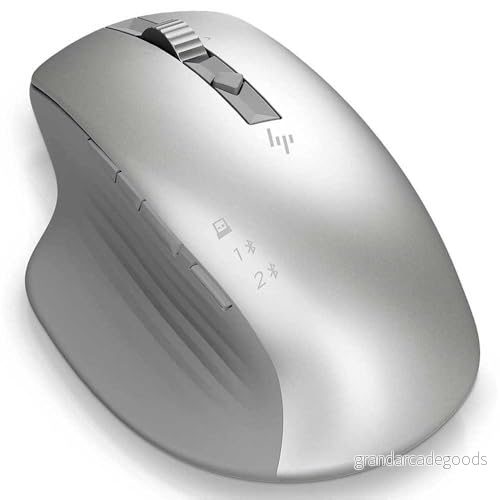 HP 930M trådlös mus skapare, 7 programmerbara knappar, hypersnabbt rullningshjul, Bluetooth USB mottagare ingår, spår on glas sensor, silver 195122270919