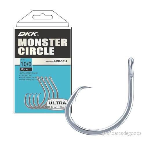 BKK Tournament Juridiskt Icke Offset Krok Monster CIRKEL Fiske 6939067053183