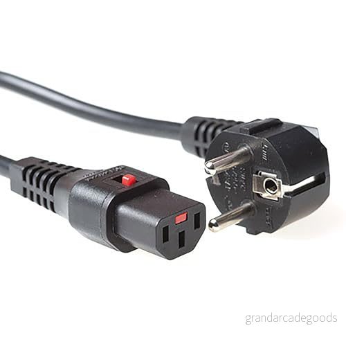 ACT C13 IEC-lås 1 meter strömkabel hona till CEE 7/7 hane för PDU servrar och nätverksenheter AK5057 8716065282313