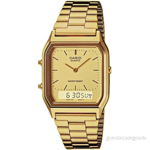 Casio Klocka, AQ-230GA-9DMQYES, One Size, Guld 4971850437628
