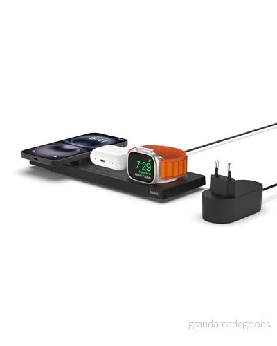 Belkin Boostcharge Pro Trådlös MagSafe Snabbladdare 15W Svart 745883826605
