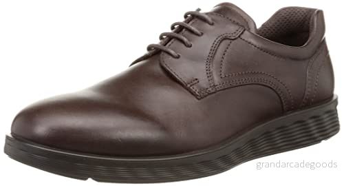 ECCO LITE Hybrid Derby Snörskor, Storlek: 46, Brown Skinn 194890867734