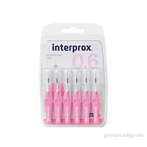 Interprox mellantandborst rosa nano 6 stycken, 3 pack (3 x stycken) 8427426033504