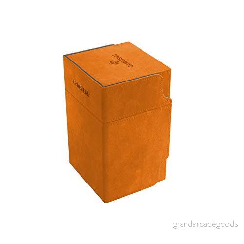Gamegenic Vakttorn 100 kort konvertibel däcklåda, orange 4251715408292