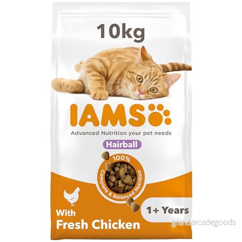 Iams cat Vitality Adult Hairball 10kg 8710255127064
