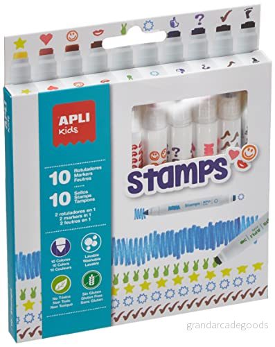 APLI Kids 16807 Frimärken Markers 10 u 8410782168072