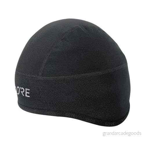 Gore WEAR C3 Windstopper Helmet Cap, Hjälmkeps unisex - vuxen, Black, 60-64 4017912056069
