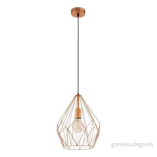 EGLO Carlton Pendellampa – Vintagestil – Koppar – Ø 31 cm 9002759492588 EGLO Carlton Pendellampa – Vintagestil – Koppar – Ø 31 cm 9002759492588