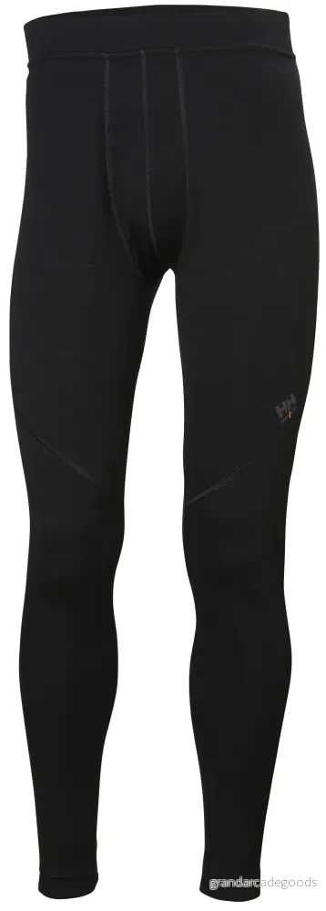 Helly Hansen Workwear Lifa Merino 75506 990 Underställsbyxa Svart 7040055684216