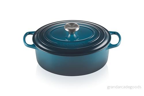 Le Creuset Casserole Signature Deep Teal ø 29 cm / 4.7 Liter 24147289326