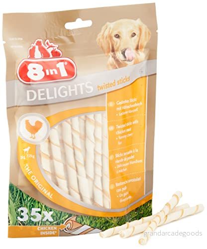 8in1 Delights Tuggpinnar med Kyckling, Paket 35 4048422122593