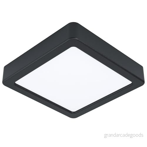 EGLO FUEVA 5 Plafond svart/vit 9002759992439