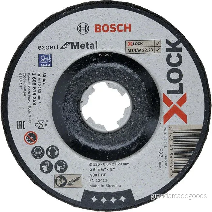 Bosch X-LOCK Expert for Metal Navrondell 125 x 6 22,23 mm 3165140947497