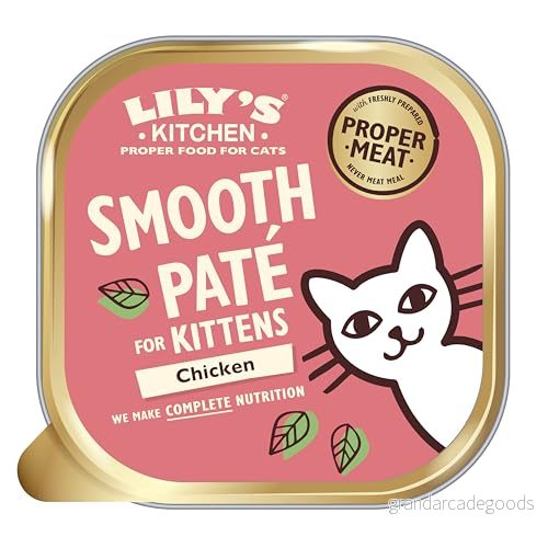 Lily's Kitchen Smooth Chicken Paté komplett näring kattunge mat 19 x 85 g 5060184243896