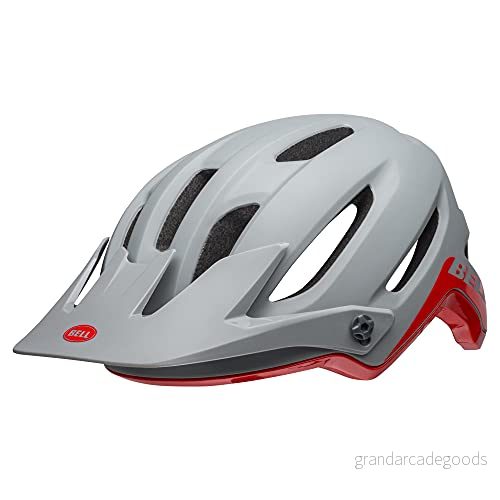 BELL Unisex 4forty Mtb hjälm, Cliffhanger Matt/Glansig Grå/Crimson, Medium 55 59 cm UK 768686165832
