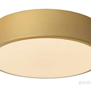 Lucide LED taklampa Unar, guld matt, Ø 20 cm 5411212791849 Lucide LED taklampa Unar, guld matt, Ø 20 cm 5411212791849