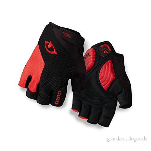 Giro Unisex Vuxen STRADE DURE SUPERGEL cykelhandskar, svart/ljust röd, S 768686682841