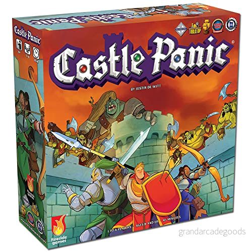 Castle Panic 2nd Edition Cooperative Board Game for Adults and Family Ages 8+ 1 to 6 Players Average Playtime 45 Minutes Made by Fireside Games 850680002357