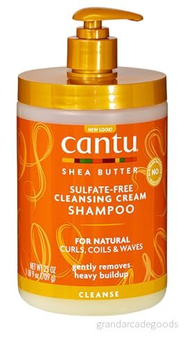 Cantu Rengöringskräm schampo, sulfatfri, i salongstorlek, 709 g 817513019067