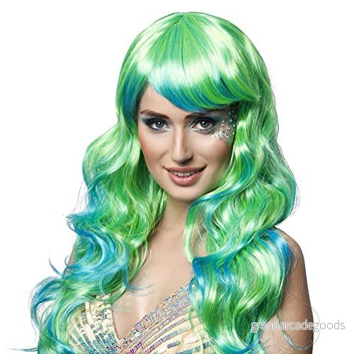 Boland 85742 vuxen peruk aqua, grön, one size 871202685742