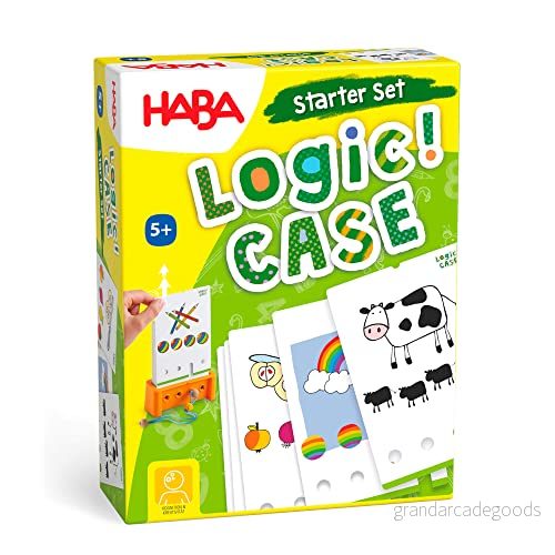 HABA Logic! CASE Startset 5+, logikspel för barn från 4 år, resespel, 306118 4010168256276