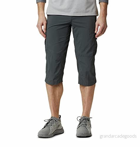 Columbia Silver RIDGE II Capri Friluftsbyxor, Storlek: 44, Grill 191454021731
