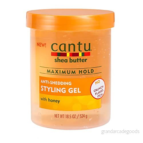 CANTU Sheasmör Flexibelt Håll Anti Shedding Styling Gel med Honung 524g 817513019258