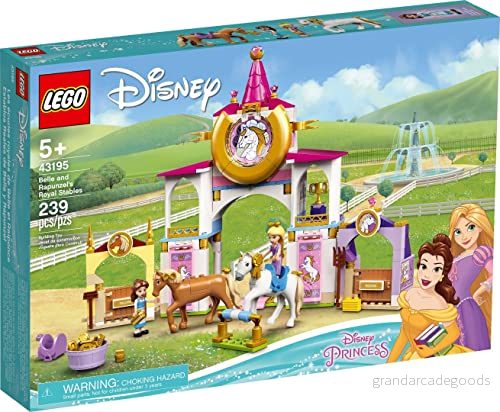 LEGO 43195 Disney Princess Belle och Rapunzels kungliga stall 5702016909661