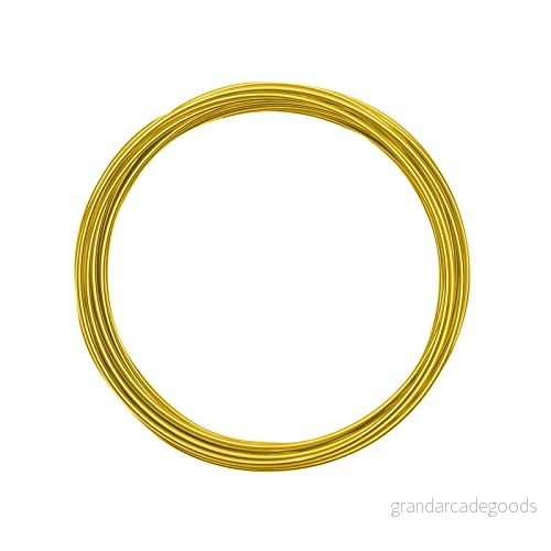 Vaessen Creative Aluminiumtråd 1,5 mm 5 m solig gul, 8716052168330
