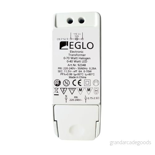 EGLO Transformator 92348 - 11,5 V - 0-40 W LED, Halogen 9002759923488