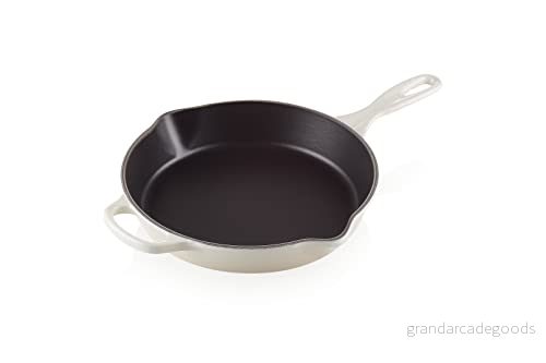 Le Creuset Skillet Signature Meringue ø 26 cm enamelled non stick coating 24147315834