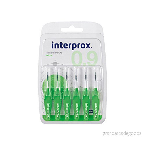Interprox mellantandborst grön micro 6 stycken, 3 pack (3 x stycken) 8427426033481