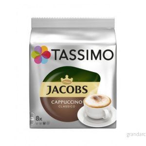 Kaffekapslar Tassimo Cappuccino Classico (kompatibla med Bosch kapselmaskiner), 8+8 st. 8711000500002