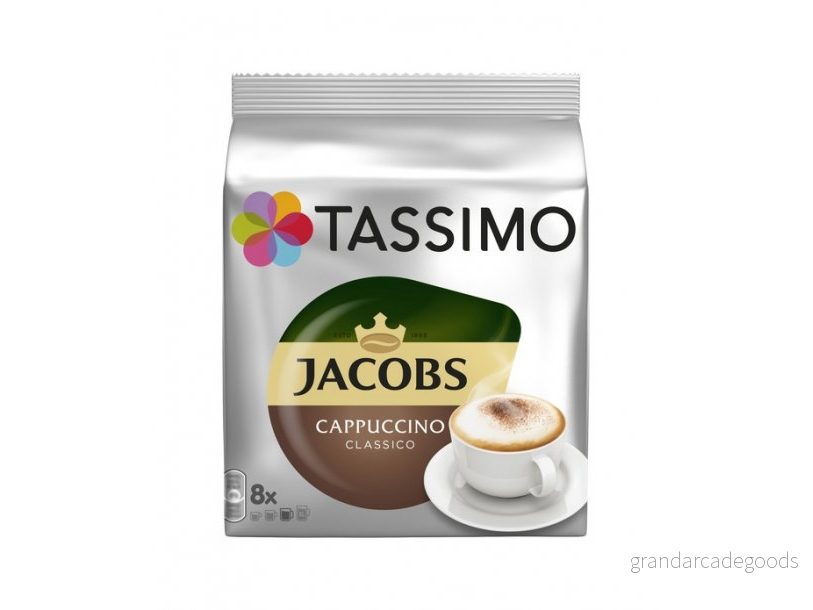 Kaffekapslar Tassimo Cappuccino Classico (kompatibla med Bosch kapselmaskiner), 8+8 st. 8711000500002