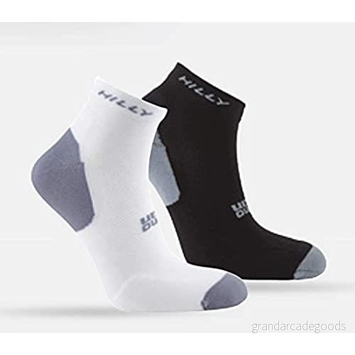 Hilly Unisex Active Kvartal Min (Twin Pack) Dämpning, Löparstrumpa 5060919091549