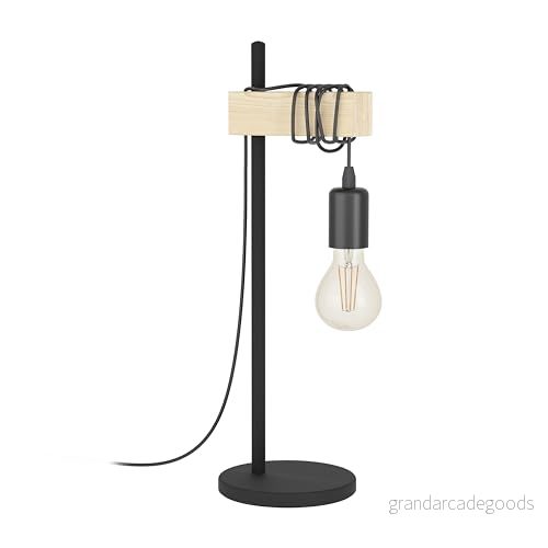 EGLO TOWNSHEND bordsbelysning svart, brun 9002759329181
