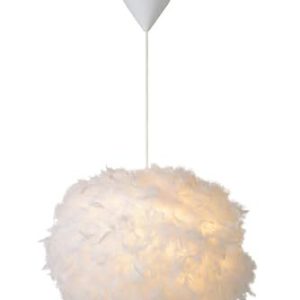 Lucide pendellampa, syntetiskt material, E27, 40 W, vit 5411212712707 Lucide pendellampa, syntetiskt material, E27, 40 W, vit 5411212712707