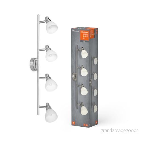 LEDVANCE SPOT, Utanpåliggande spotlight, G9, 4 lampor, LED, 7,6 W, Silver 4058075540682 LEDVANCE SPOT, Utanpåliggande spotlight, G9, 4 lampor, LED, 7,6 W, Silver 4058075540682