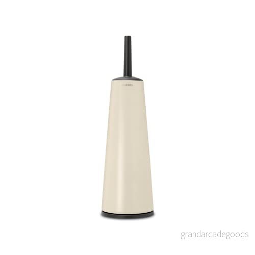 Brabantia ReNew Collection Toalettborsthållare, Toalettborste med hållare, Soft Beige 8710755223228