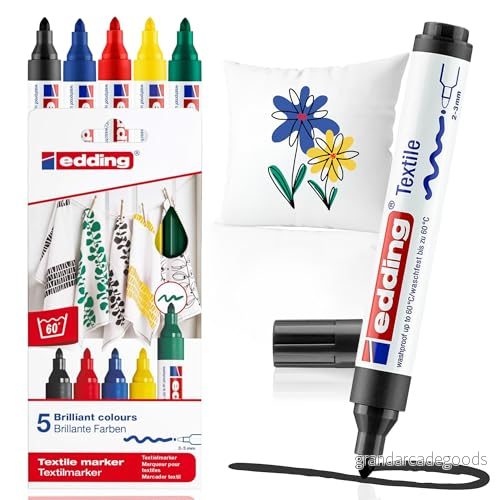 Edding 4500, 5 styck, Multifärg, Penspets, Rund, Medium 4057305013545